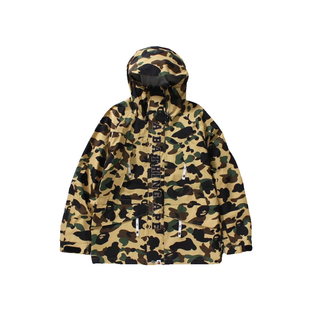 Bape Gore-Tex 1st Camo Snowboard Jacket - Yellow
