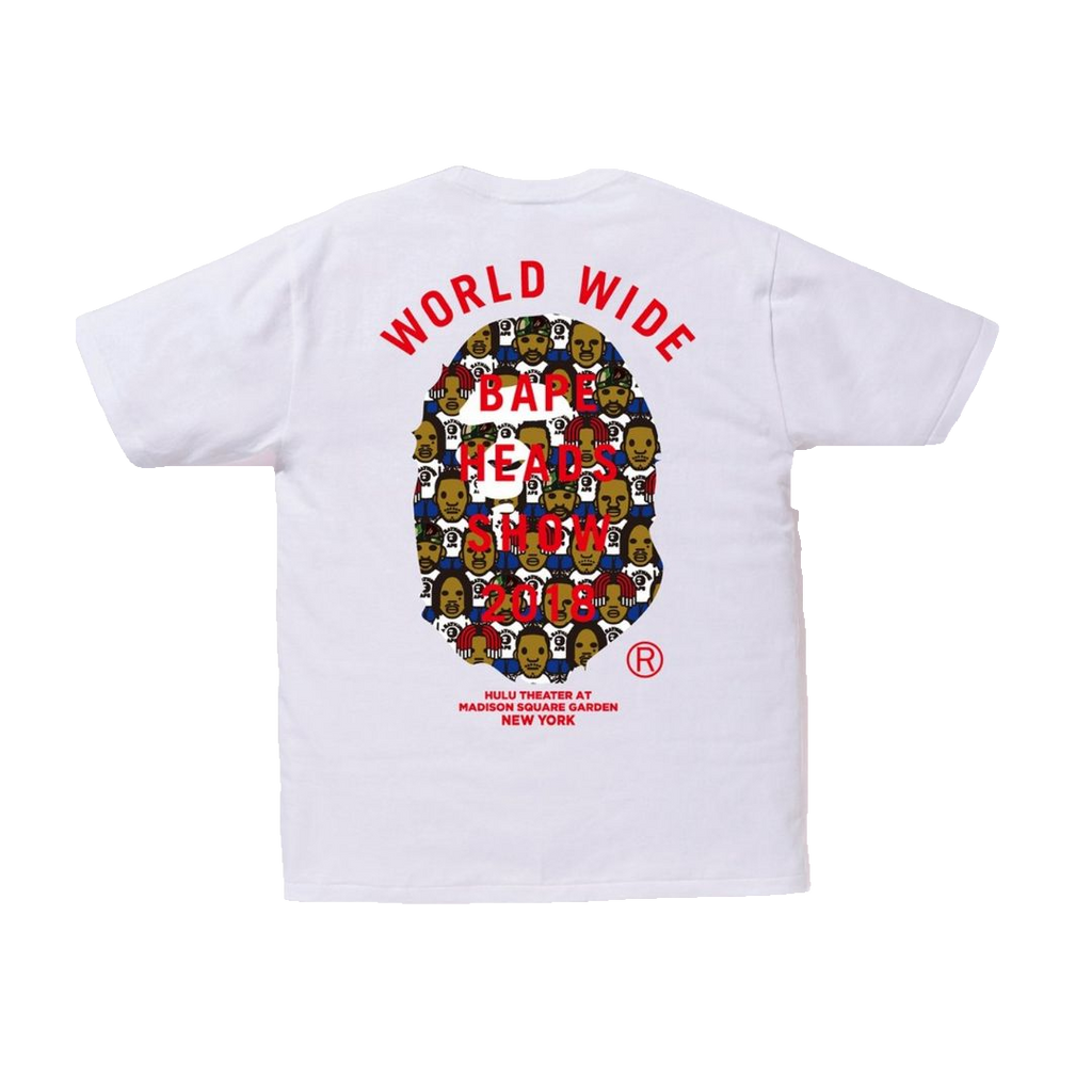 A Bathing Ape Heads Show Tee - White
