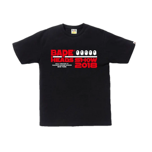 A Bathing Ape Heads Show Tee - Black Bape