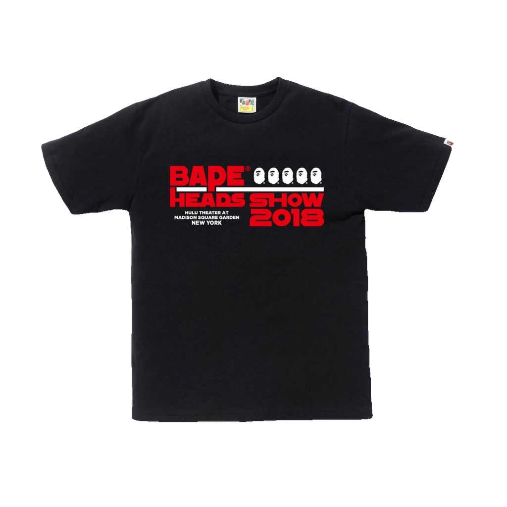 A Bathing Ape Heads Show Tee - Black