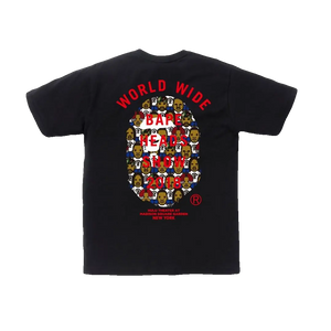 A Bathing Ape Heads Show Tee - Black Bape