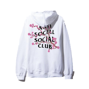 Anti Social Social Club Cherry Blossum Hoodie - White