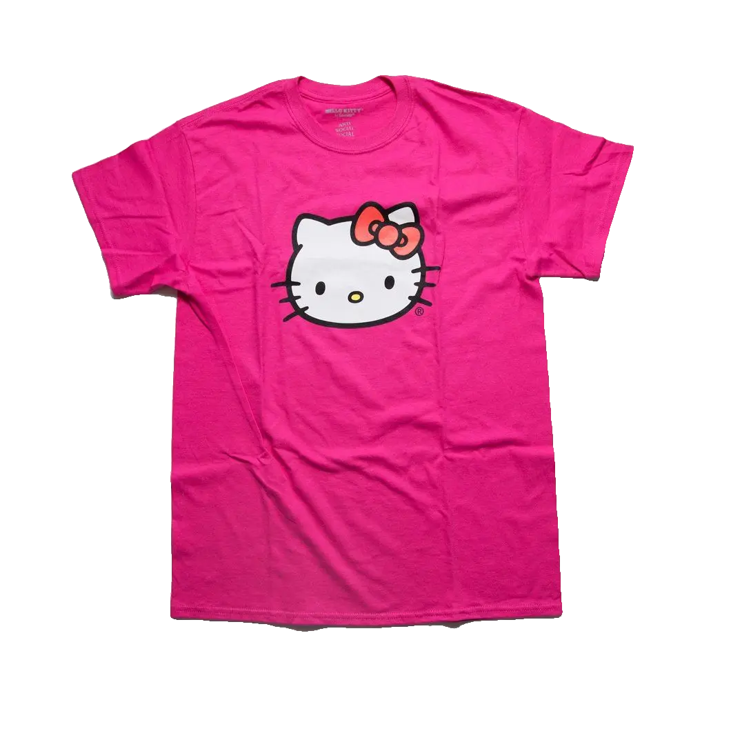 Anti Social Social Club x Hello Kitty Tee - Pink Anti Social Social Club