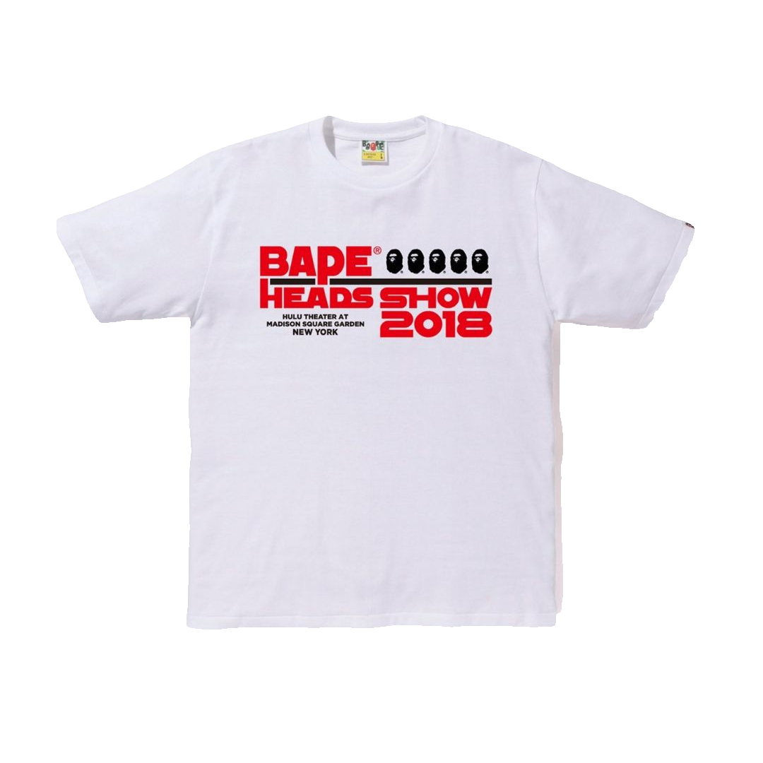 A Bathing Ape Heads Show Tee - White