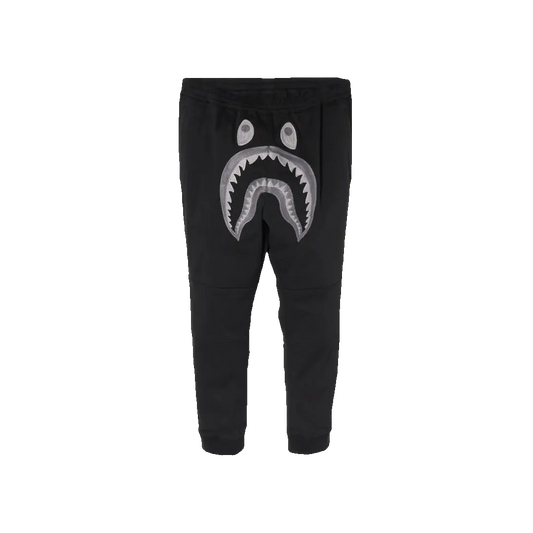 A Bathing Ape Shark Stretch Jogger Pants - Black Bape