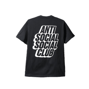 Anti Social Social Club Blocked Logo Tee - Black