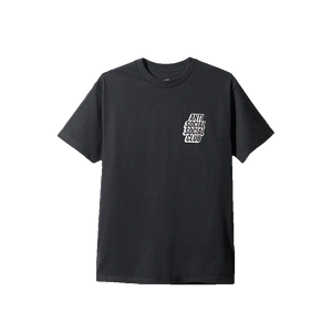 Anti Social Social Club Blocked Logo Tee - Black - Used Anti Social Social Club