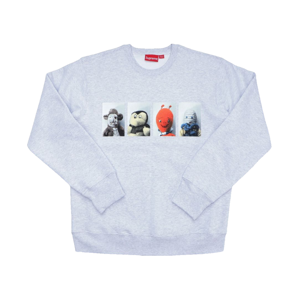 Supreme Mike Kelley AhhYouth! Crewneck Sweatshirt - Ash Grey