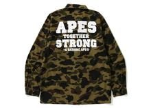Bape 1st Camo Ats Military Shirt - Green Camo - Used