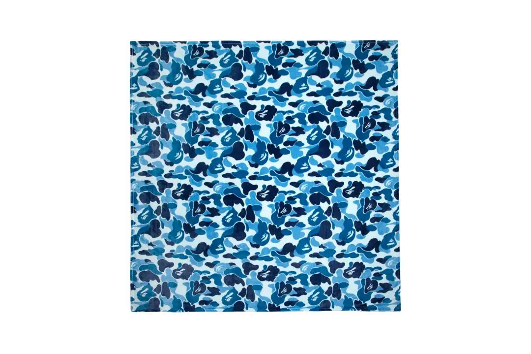 A Bathing Ape ABC Camo Blanket - Blue Bape