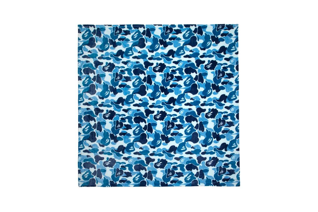 A Bathing Ape ABC Camo Blanket - Blue