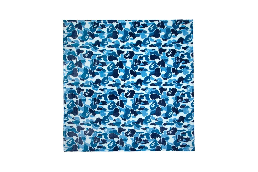 A Bathing Ape ABC Camo Blanket - Blue