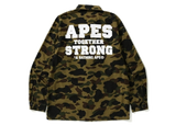 A Bathing Ape 1st Camo Ats Military Shirt - Green Camo