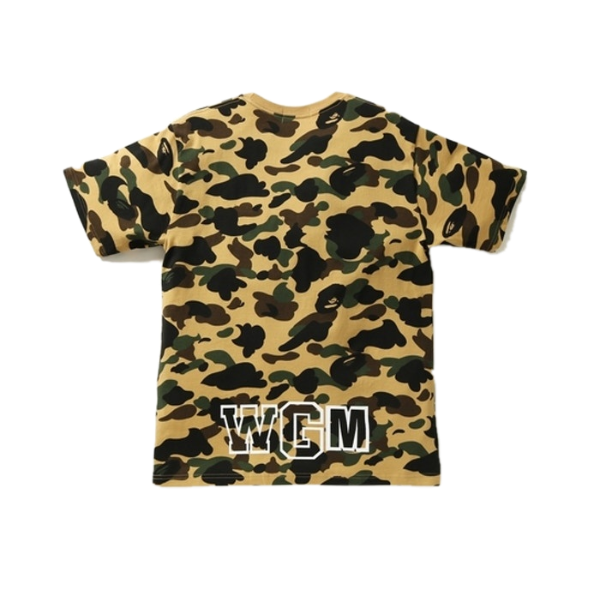 A Bathing Ape 1st Camo Shark Tee - Yellow Camo