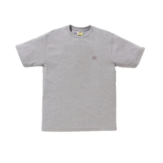 A Bathing Ape Shark One Point WGM Tee - Grey Bape