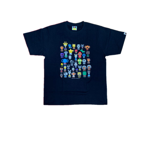 A Bathing Ape Milo Animals A To Z Tee - Black