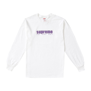 Supreme The Real Shit L/S Tee - White