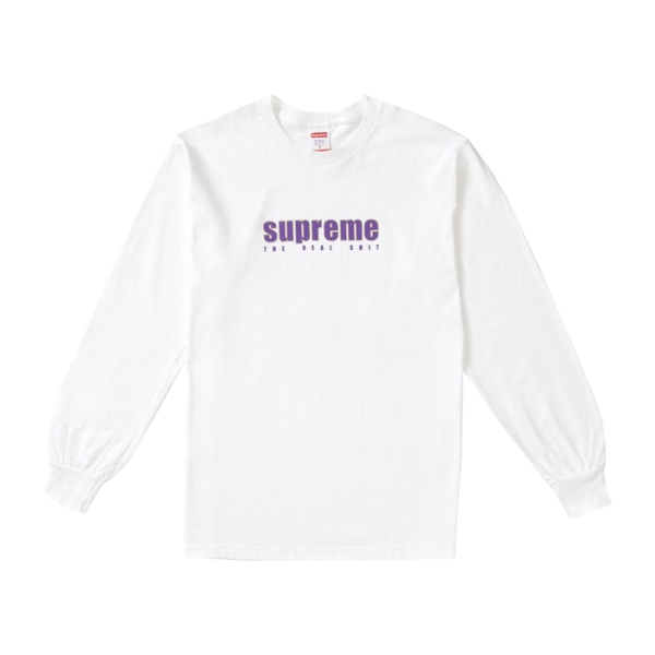 Supreme The Real Shit L/S Tee - White