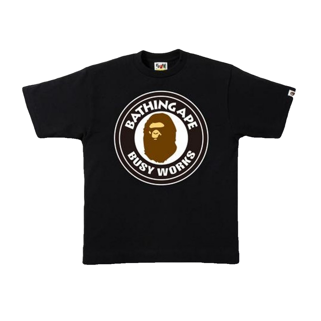 A Bathing Ape Busy Works Tee - Black - Used