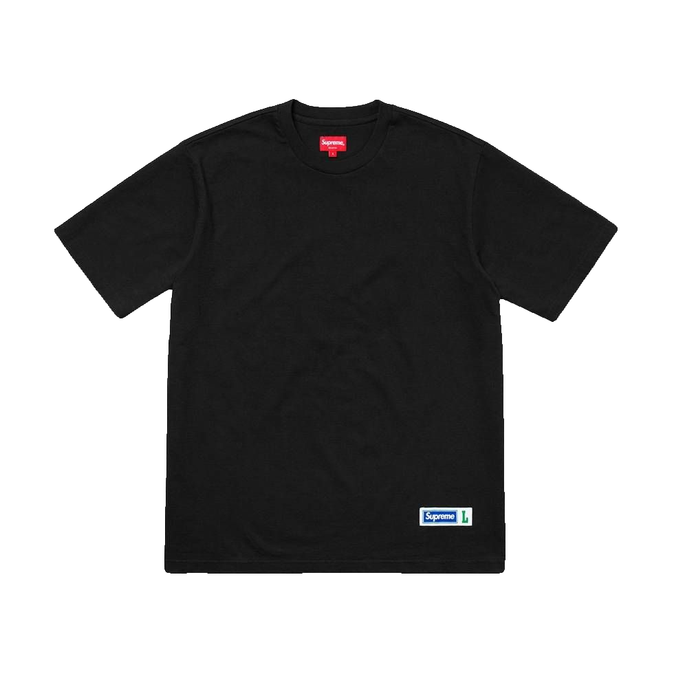 Supreme Athletic Label S/S Top Black Tee - Black