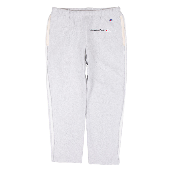 Off White x Champion Sweat Pants - Grey