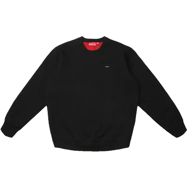 Supreme Contrast Crewneck - Black - Used Supreme