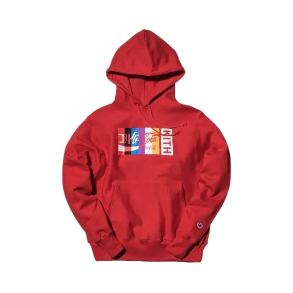 Kith x Coke Champion International Hoodie - Red Kith