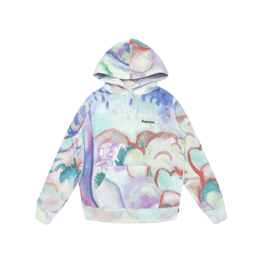 Supreme Landscape Hooded Sweatshirt - Multicolor - Used