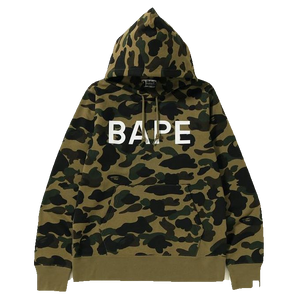 A Bathing Ape 1st Camo Bape Pullover Hoodie - Green Camo