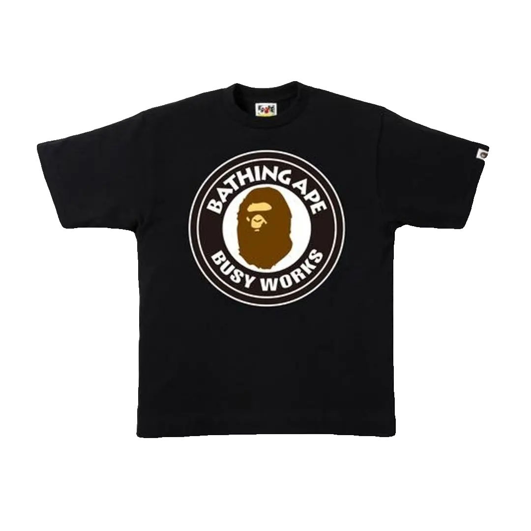 A Bathing Ape Busy Works Tee - Black Bape