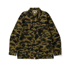 Bape 1st Camo Ats Military Shirt - Green Camo - Used