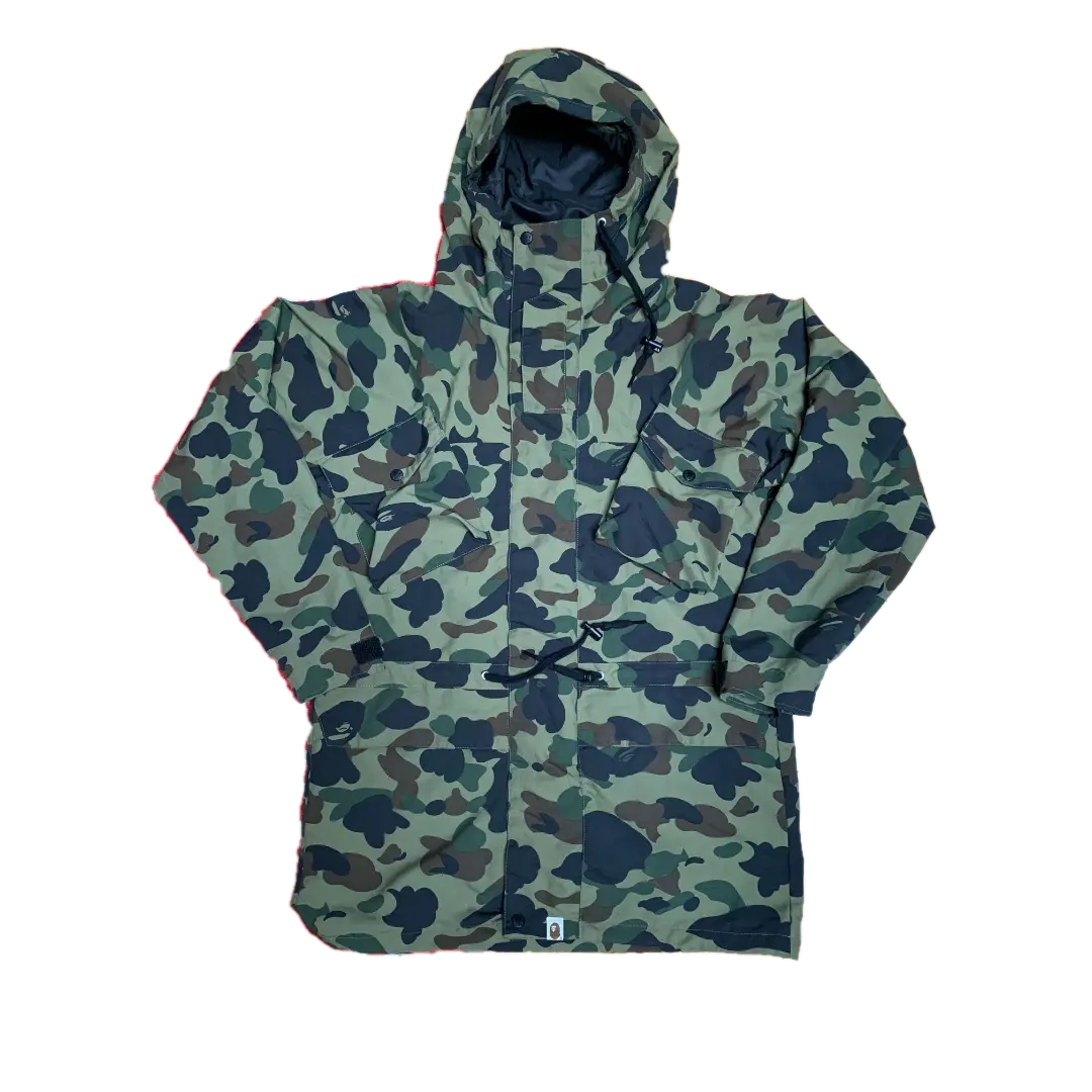 A Bathing Ape Snowboarding Jacket - Green Bape