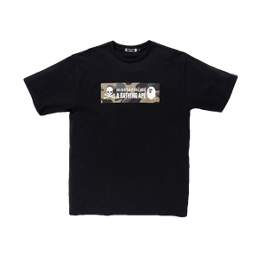 Bape x Mastermind Japan Camo Logo Tee - Black/Green Camo
