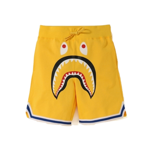 A Bathing Ape Shark Basketball Sweat Shorts - Yellow