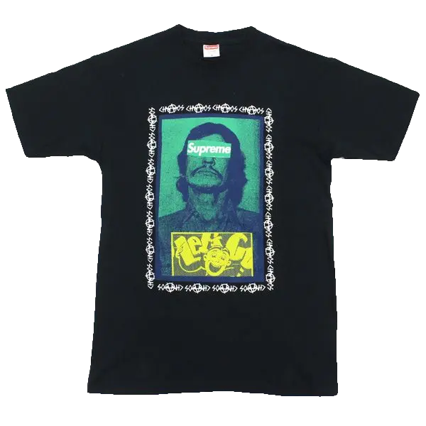 Supreme Charles Bronson Chaos Tee - Black - Used Supreme