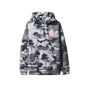 Anti Social Social Club Blocked Siberia Camo Hoodie - Grey Camo - Used