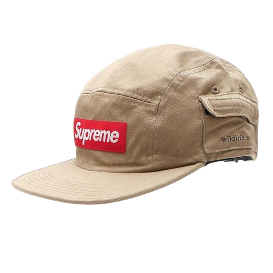 Supreme Wildlife Society Side Pocket Camp Cap - Khaki - Used