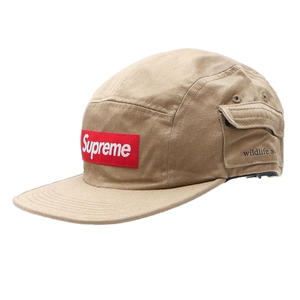 Supreme Wildlife Society Side Pocket Camp Cap Khaki Used