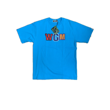 A Bathing Ape WGM Shark Face Tee - Light Blue