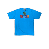 A Bathing Ape WGM Shark Face Tee - Light Blue
