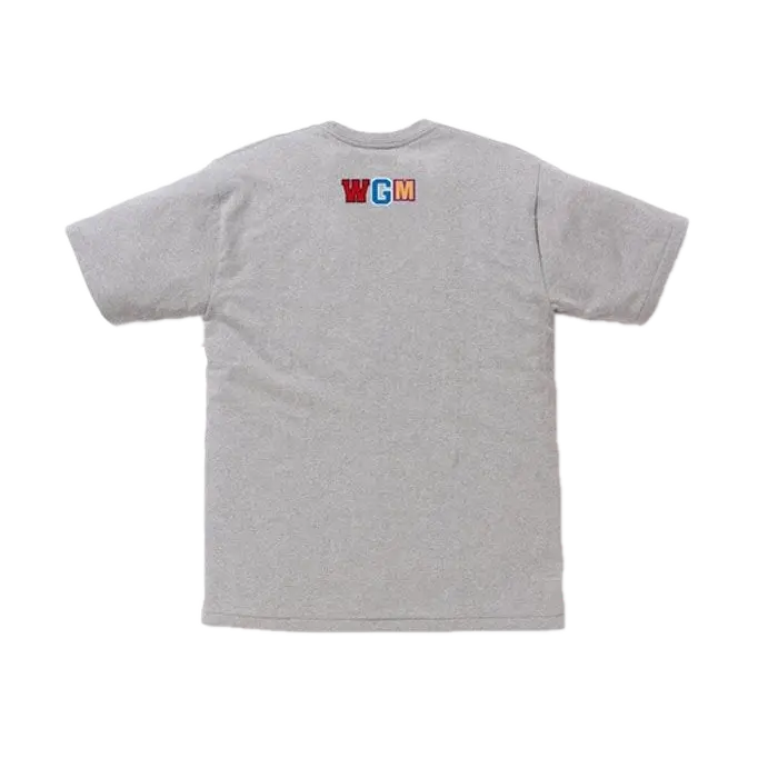 A Bathing Ape Shark One Point WGM Tee - Grey Bape