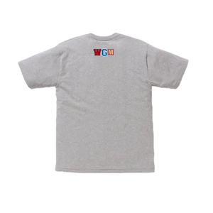 A Bathing Ape Shark One Point WGM Tee - Grey Bape