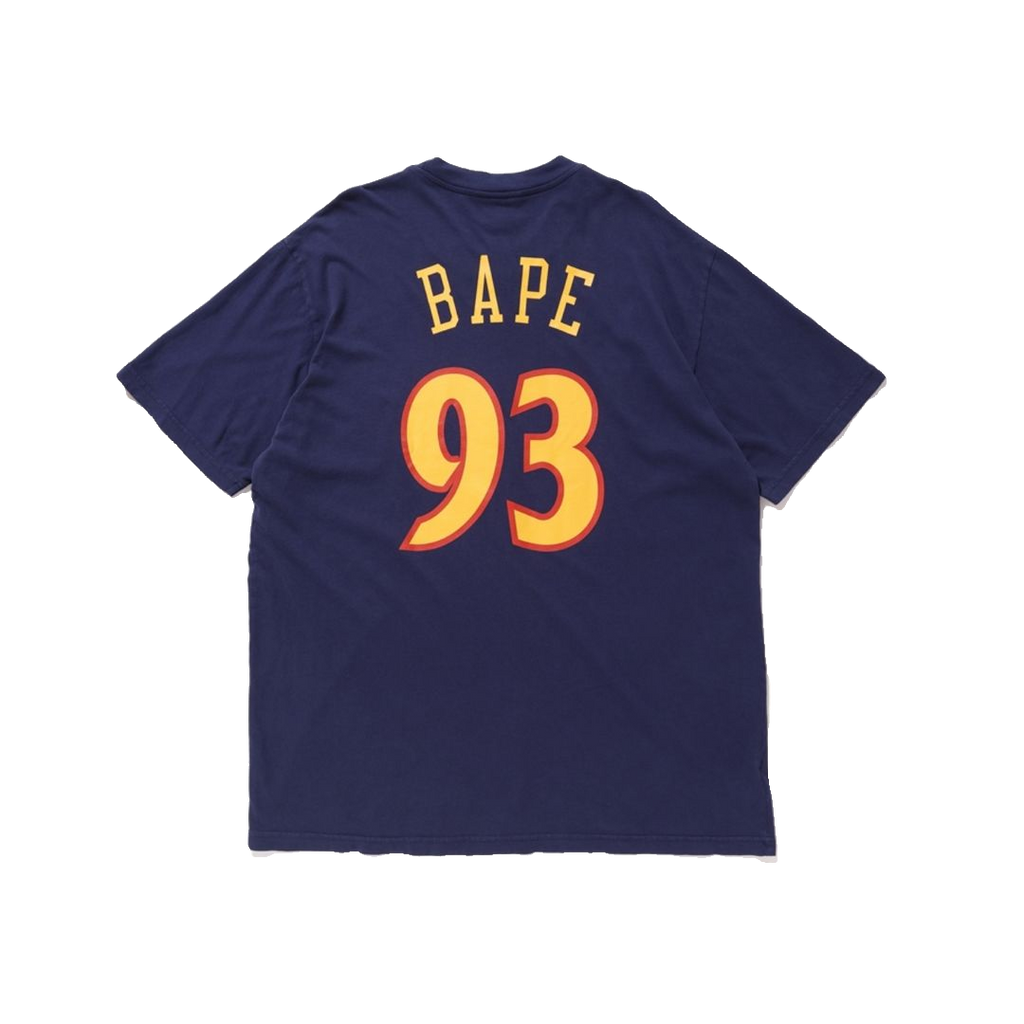 Bape x Mitchell & Ness Warriors Tee - Navy