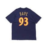 Bape x Mitchell & Ness Warriors Tee - Navy