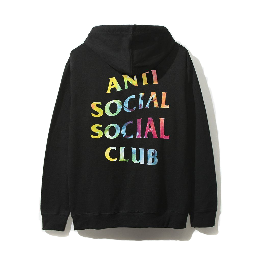 Anti Social Social Club Thai Dye Hoodie - Black
