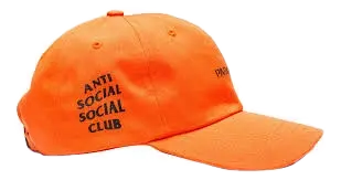 Undefeated X Anti Social Club Weird Cap - Orange Anti Social Social Club