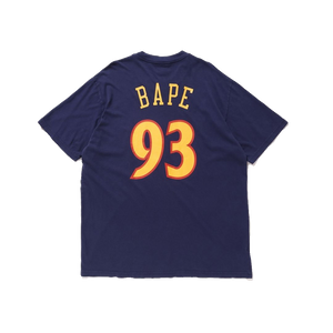 Bape x Mitchell & Ness Warriors Tee - Navy - Used