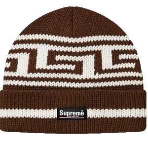 Supreme Meandros Ragg Wool Beanie - Brown – Grails SF