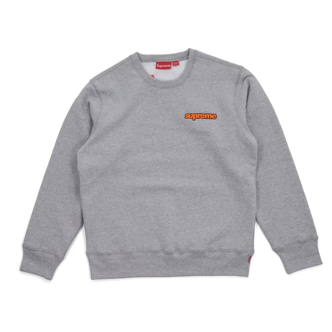 Supreme Connect Crewneck Sweatshirt - Heather Grey Supreme