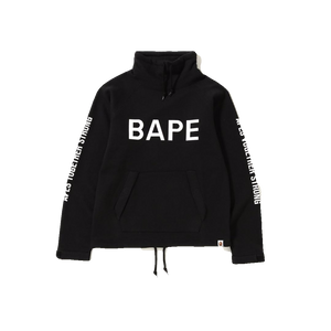 A Bathing Ape Funnel Neck Sweat Top - Black